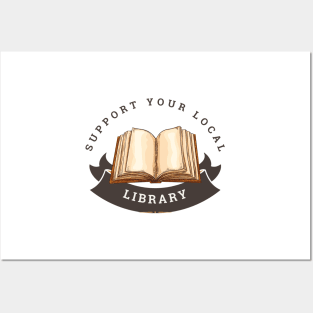 Support Your Library Posters and Art
